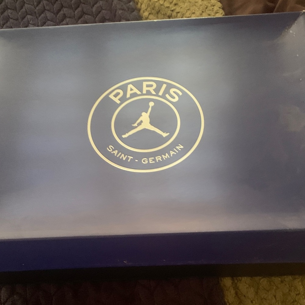 Jordan Paris Saint-Germain Athletic Shoes - Blue and Gold